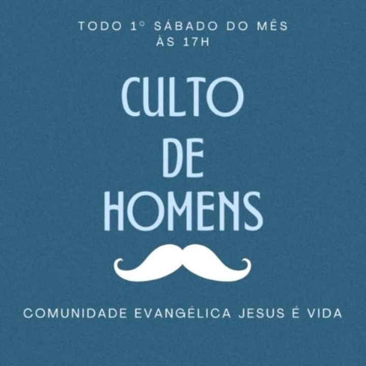 Imagem do culto de homens