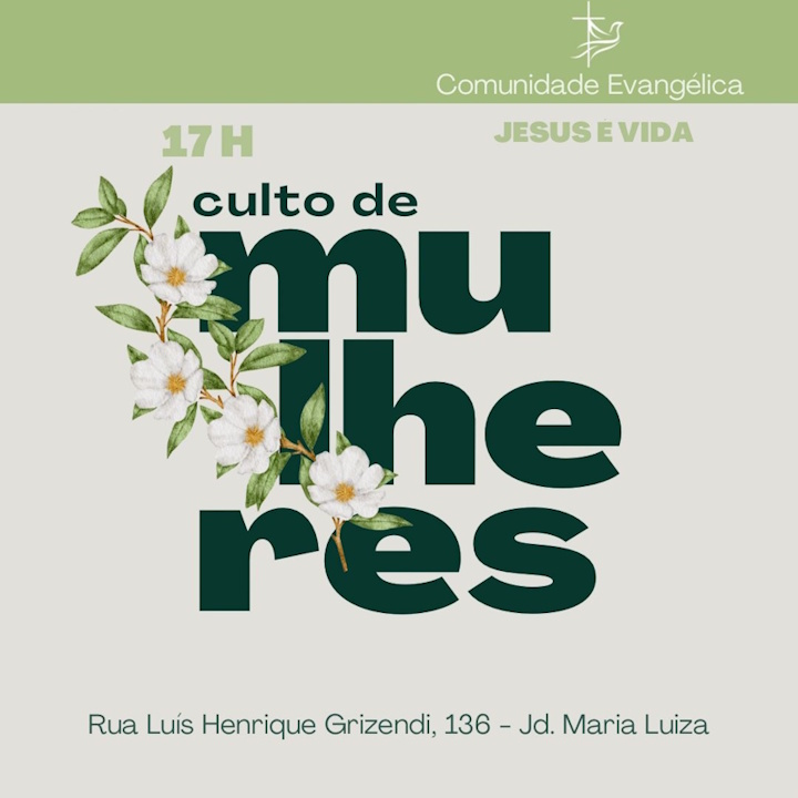 Imagem do culto de mulheres